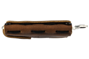 Trayvax Element Wallet - Raw Stainless Steel Frame / Mississippi Mud Leather ESS-002 - Northwest Knives