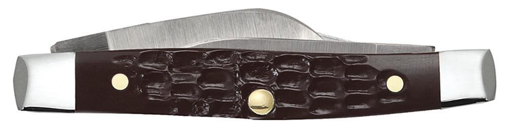 Case Knives Small Stockman - Clip, Sheepsfoot & Spey Blades / Tru-Sharp Stainless Steel / Brown Synthetic Handle 00081