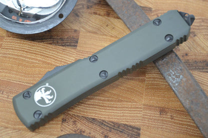 Microtech Ultratech OTF - Single Edge / Black Blade / OD Green Body - 121-1OD - Northwest Knives