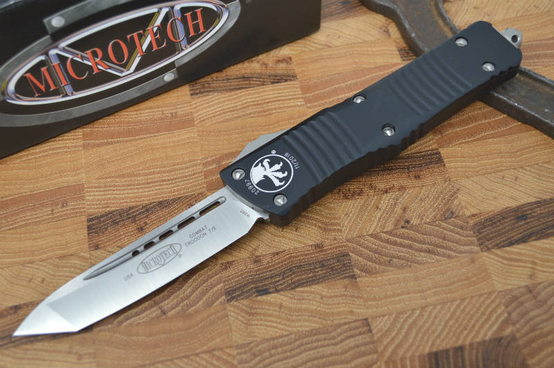 Microtech Combat Troodon OTF - Tanto Edge / Satin Blade - 144-4 - Northwest Knives