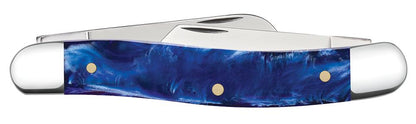 Case Knives Stockman - Clip, Sheepsfoot & Spey Blades / Tru-Sharp Stainless Steel / Blue Pearl Kirinite Handle 23435