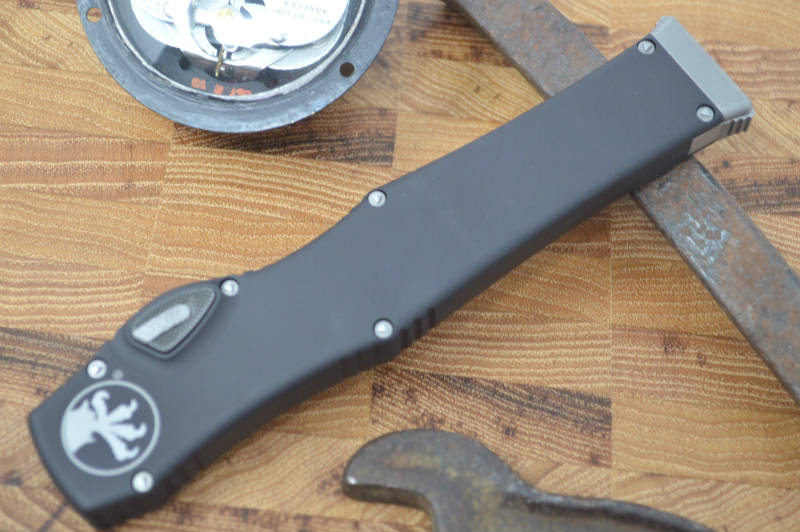 Microtech Halo VI OTF - Black Tanto Blade / Black Handle  - 250-10 - Northwest Knives