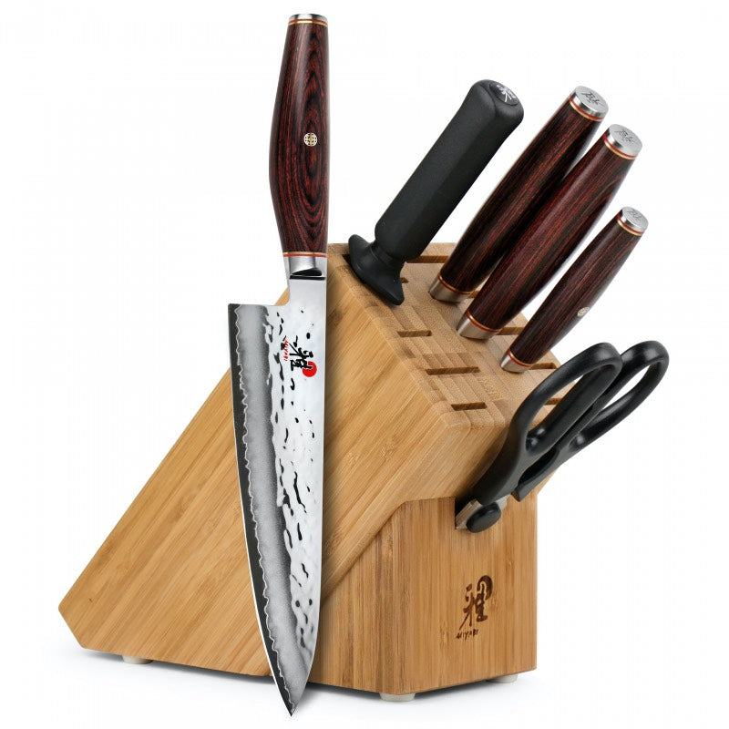 Miyabi Artisan - 7pc Block Set - SG2 Powdered Steel - Made in Seki City, Japan - Northwest Knives