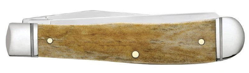 Case Knives Trapper - Clip & Spey Blades / Tru-Sharp Stainless Steel / Smooth Antique Bone Handle 58182