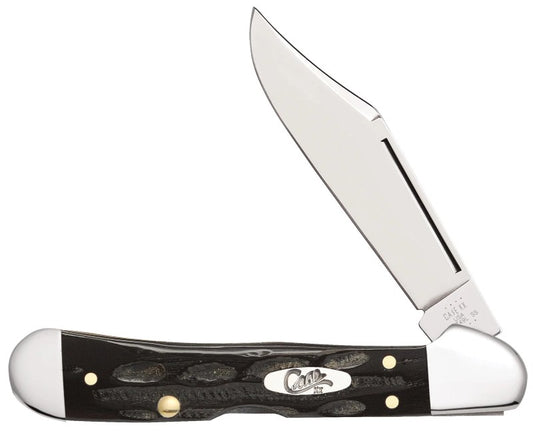 Case Knives Mini Copperlock - Clip Point Blades / Tru-Sharp Stainless Steel / Jigged Buffalo Horn 65022