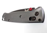 Benchmade 535BK-4 Bugout - M390 Blade / Silver Aluminum Handle - Lightweight Manual Folder - Northwest Knives