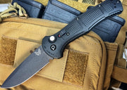 Benchmade 9070BK Claymore Auto - Black D2 Drop Point Blade / Black Grivory Handle - Northwest Knives