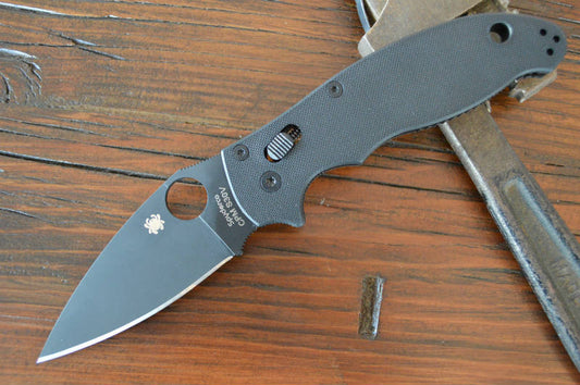 Spyderco Manix 2 - Black G10 / Black CPM-S30V Blade - Northwest Knives