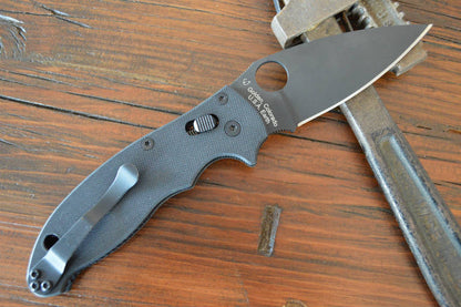 Spyderco Manix 2 - Black G10 / Black CPM-S30V Blade - Northwest Knives