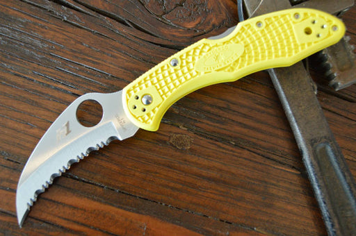 Spyderco Tasman Salt 2 - Yellow / Satin H1 Blade - C106SYL2 - Northwest Knives