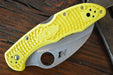 Spyderco Tasman Salt 2 - Yellow / Satin H1 Blade - C106SYL2 - Northwest Knives