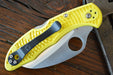 Spyderco Tasman Salt 2 - Yellow / Satin H1 Blade - C106SYL2 - Northwest Knives