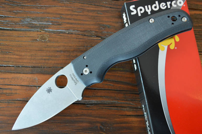Spyderco Shaman - Black G10 / Satin CPM-S30V Blade - Northwest Knives
