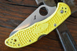 Spyderco Salt 2 - Yellow / Satin H1 Sheepsfoot Blade - C88SYL2 - Northwest Knives