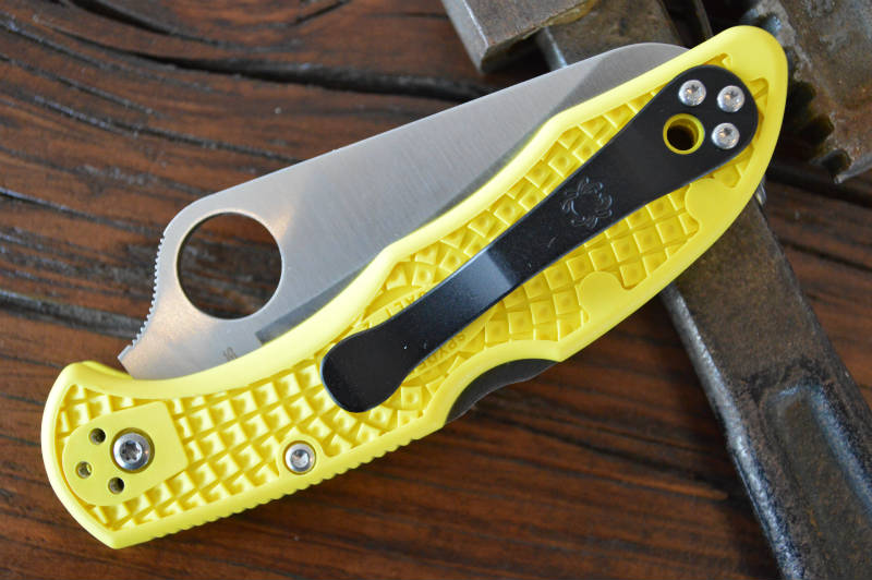 Spyderco Salt 2 - Yellow / Satin H1 Sheepsfoot Blade - C88SYL2 - Northwest Knives