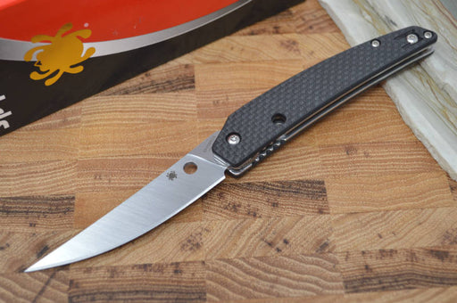 Spyderco Ikuchi - Carbon Fiber Handle / Satin Blade - C242CFP - Northwest Knives
