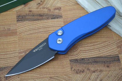 Pro Tech Sprint Auto - Dark Blue Handle - S35VN Black Blade - Northwest Knives