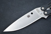 Spyderco Smallfly 2 - CPM-S30V Blade / Drop Point / Black G-10 Handle B02GP2 - Northwest Knives