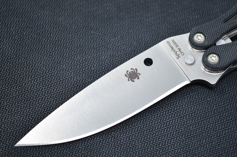 Spyderco Smallfly 2 - CPM-S30V Blade / Drop Point / Black G-10 Handle B02GP2 - Northwest Knives
