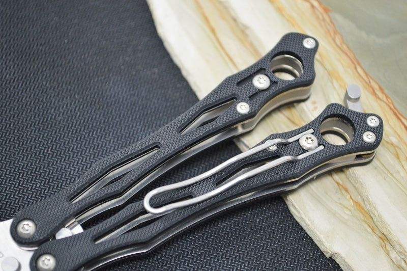 Spyderco Smallfly 2 - CPM-S30V Blade / Drop Point / Black G-10 Handle B02GP2