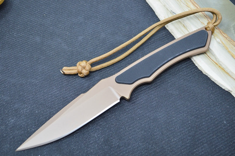 Spartan Blades Phrike Knife | Flat Dark Earth Blade | Black Handle | Northwest Knives