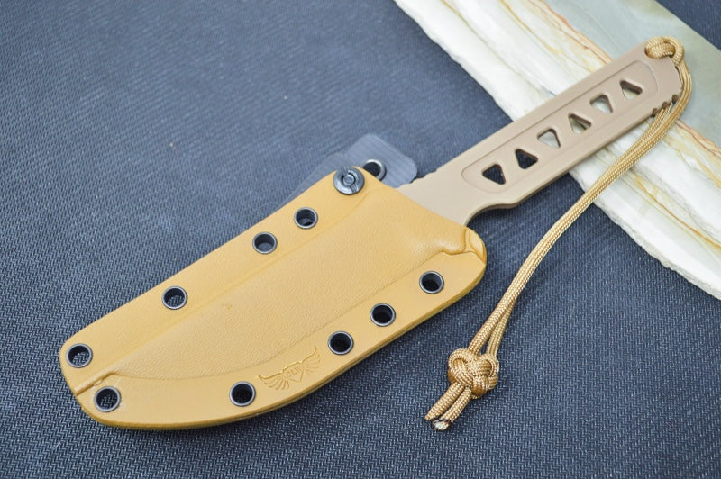 Spartan Blades Formido Fixed Blade - Flat Dark Earth Blade / Tan Kydex Sheath SB39DEKYTN