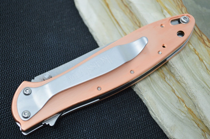 Copper Pocket Knife | 154CM Steel Blade | Northwest knives