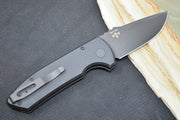 Pro Tech SBR Auto - Black Aluminum Handle / Black Clip Point Blade / CPM-S35VN Steel LG403 - Northwest Knives