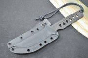 Spartan Blades Formido Fixed Blade - Black Blade / Black Kydex Sheath SB39BKKYBK - Northwest Knives