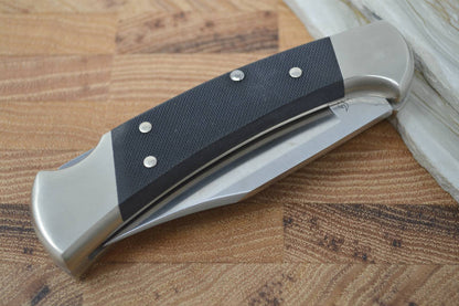 G-10 Handle With Nickel Silver Bolsters For Buck 112 Elite Auto Knife | Northwest Knives