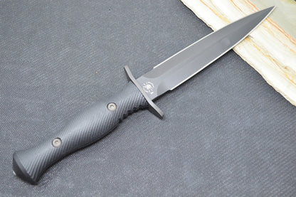 Spartan Blades Harsey Fixed Blade - Black Dagger Blade / Black Nylon Sheath SB49BKBKNLBK