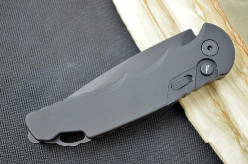 Pro Tech Tactical Response 5 Operator Auto - Black Blade/ CPM-S35VN Steel / Black Anodized Aluminum Handle TR-5-OPERATOR