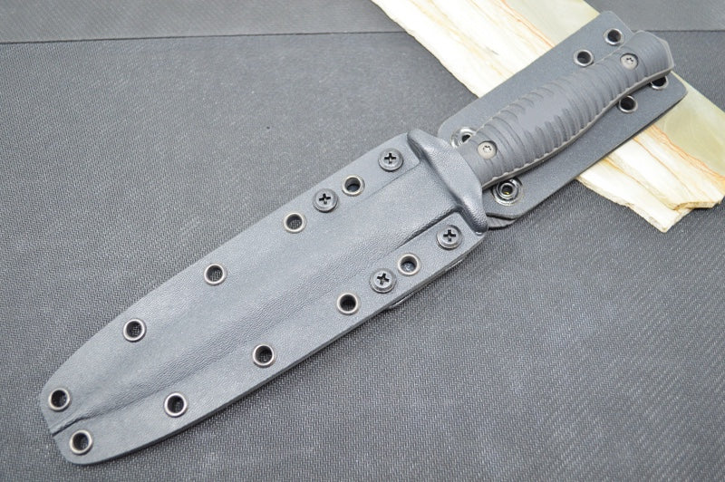 Spartan Blades V-14 Fixed Blade - Black Blade / Black Handle Scales / Black Kydex Sheath SB27BKBKKYBK