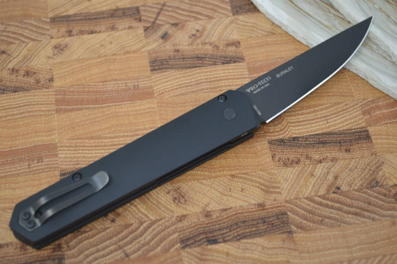 Boker Kwaiken Automatic - Black Aluminum Handle | Black Blade - Northwest Knives
