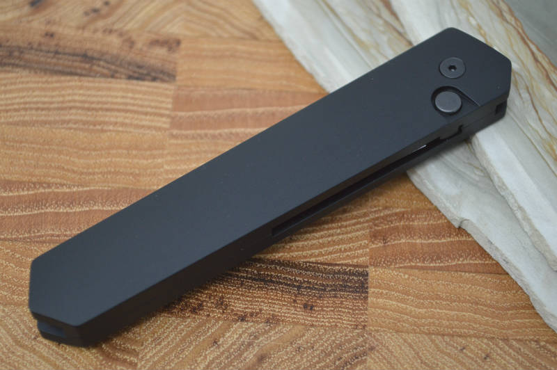 Boker Kwaiken Automatic - Black Aluminum Handle | Black Blade - Northwest Knives