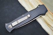 Piranha Knives "Bodyguard" - S30V Stonewash Blade / Black Aluminum Handle - Northwest Knives