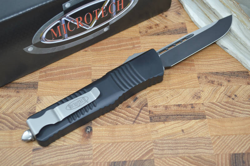 Microtech Combat Troodon OTF - Single Edge / Black Blade - 143-1 - Northwest Knives