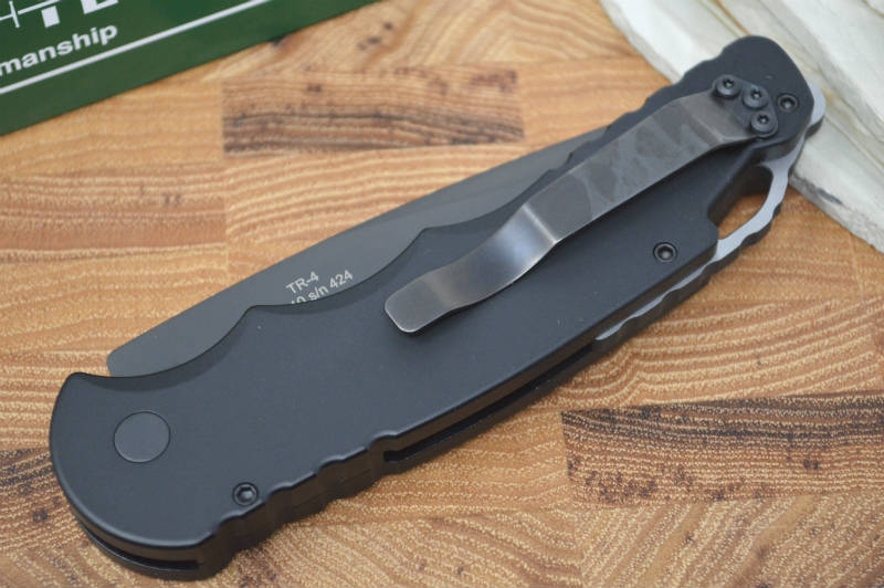 Pro Tech Tactical Response 4 Auto - Black Handle - Black 154CM Blade TR-4.3 - Northwest Knives