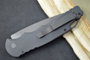 Pro Tech Tactical Response 4 Auto Operator - Black Aluminum Handle / Black CPM-154CM Blade / Tritium Push Button TR-4.3OPERATOR - Northwest Knives