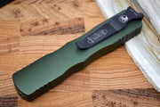 Microtech Dirac OTF - Black Double Edge / OD Green Handle 225-1OD - Northwest Knives