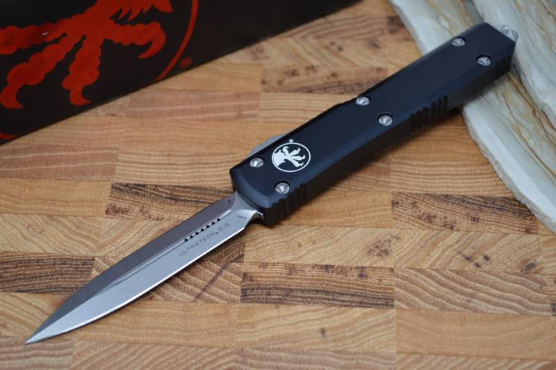 Microtech Ultratech Knife | Double Edge Stonewash Standard | Northwest Knives
