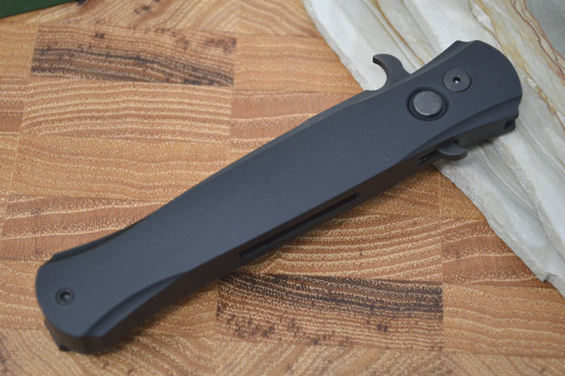 Pro Tech "The Don" Auto - Black Handle - Black 154CM Blade - Northwest Knives