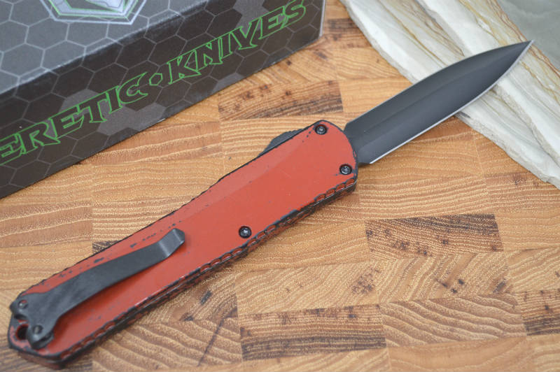 Heretic Knives Manticore X OTF - Break Through Red / DLC Spear Point - Northwest Knives