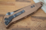 Microtech SOCOM Elite - Black Blade / Tan Handles w/ Black Inserts 160-1TA - Northwest Knives