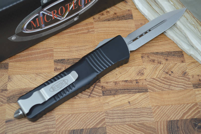 Microtech Combat Troodon OTF - Double Edge / Stonewash Blade - 142-10 - Northwest Knives