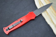 Piranha Knives "Bodyguard" - CPM-S30V Steel / Red Aluminum Handle / Black Blade - Northwest Knives