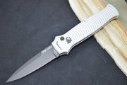 Piranha Knives "Bodyguard" - CPM-S30V Steel / Silver Aluminum Handle / Black Blade - Northwest Knives