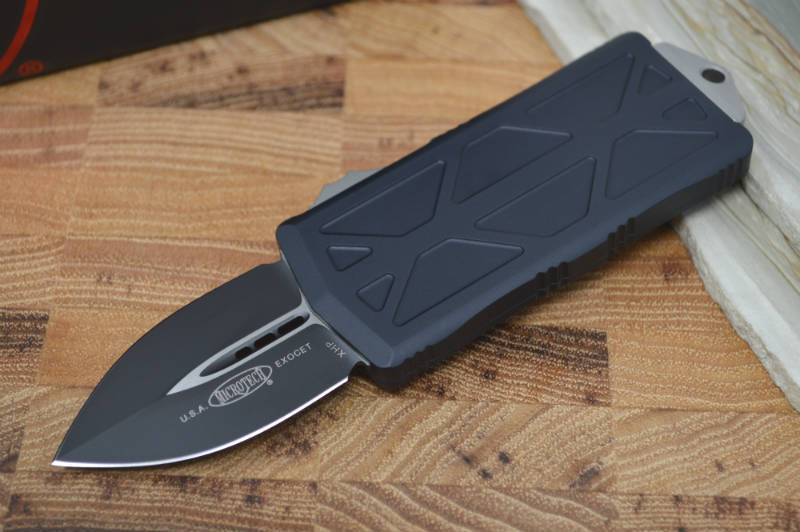 Microtech Exocet OTF - Black Blade / Black Handle - 157-1 - Northwest Knives