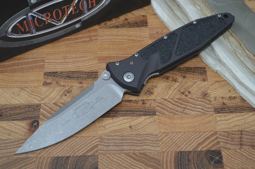 Microtech SOCOM Elite - Apocalyptic Blade / Black Handles w/ Black Inserts 160-10AP - Northwest Knives
