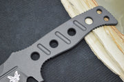 Benchmade 375BK-1 Fixed Adamas - Black CPM-CruWear Drop Point Blade / Skeletonized CPM-CruWear Handle - Northwest Knives